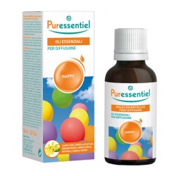 Puressentiel Happy miscela di oli aromatici per diffusore per buonumore 30 ml