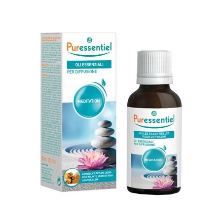 Puressentiel Meditation miscela di oli essenziali rilassanti per diffusore 30 ml Puressentiel Meditation miscela di oli essenziali rilassanti per diffusore 30 ml