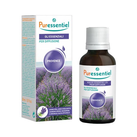 Puressentiel Miscela provenzale di olii essenziali per diffusore con olio di lavanda 30 ml