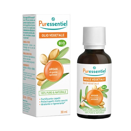 Puressentiel Olio vegetale di Argan biologico fortificante pelle e capelli 30 ml