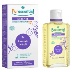 Puressentiel Olio per massaggio bio rilassante agli olii essenziali 100 ml