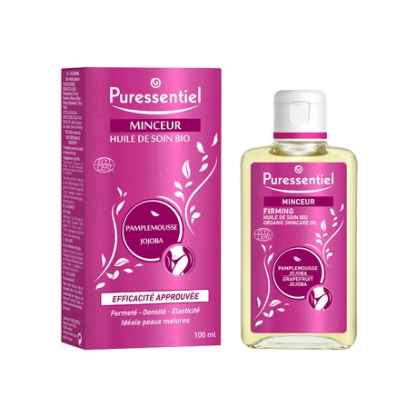 Puressentiel Olio corpo per massaggio bio snellente agli olii essenziali 100 ml