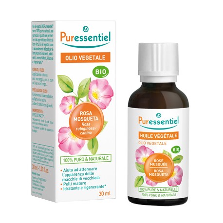 Puressentiel Olio vegetale di Rosa Mosqueta BIO per pelli mature 30 ml