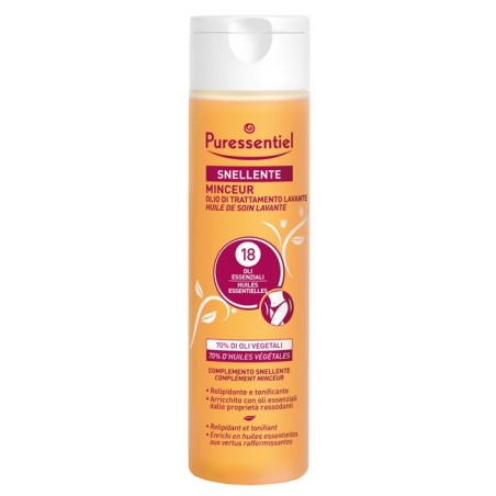 Puressentiel Snellente Olio lavante di trattamento rassodante con oli essenziali 200 ml Puressentiel Snellente Olio lavante di trattamento rassodante con oli essenziali 200 ml