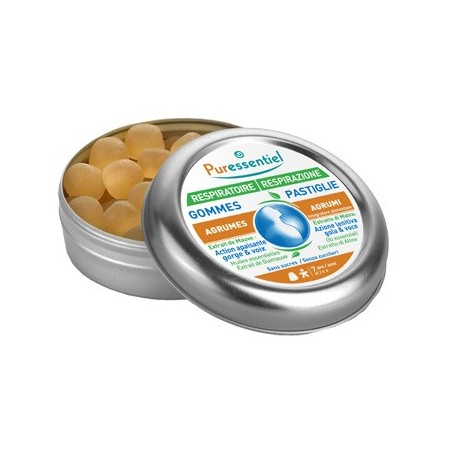 Puressentiel Pastiglie balsamiche agli agrumi senza zuccheri 45 g Puressentiel Pastiglie balsamiche agli agrumi senza zuccheri 45 g