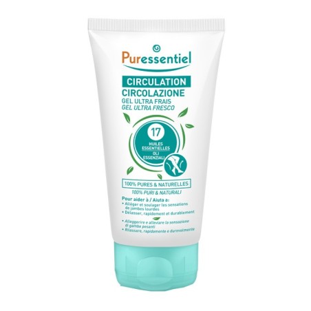 Puressentiel Gel Circolazione ultra fresco per gambe pesanti affaticate 125 ml Puressentiel Gel Circolazione ultra fresco per gambe pesanti affaticate 125 ml