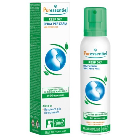 Puressentiel Resp Ok - Spray per ambienti per facilitare la respirazione 200 ml Puressentiel Resp Ok - Spray per ambienti per facilitare la respirazione 200 ml
