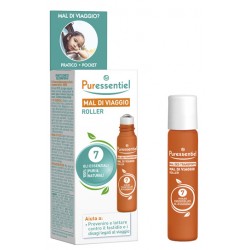 Puressentiel Roller Mal di viaggio agli olii essenziale contro la nausea sui mezzi di trasporto 5 ml