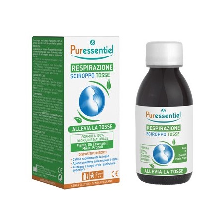 Puressentiel Respirazione Sciroppo Tosse per alleviare la tosse 125 ml Puressentiel Respirazione Sciroppo Tosse per alleviare la tosse 125 ml