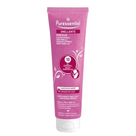 Puressentiel Scrub corpo snellente express ai 18 oli essenziali 150 ml Puressentiel Scrub corpo snellente express ai 18 oli essenziali 150 ml