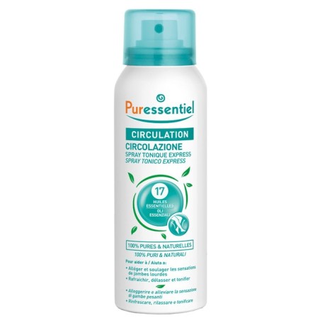 Puressentiel Spray Tonico express per alleggerire e rinfrescare le gambe pesanti 100 ml Puressentiel Spray Tonico express per alleggerire e rinfrescare le gambe pesanti 100 ml