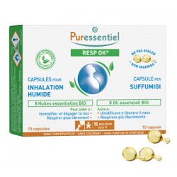 Puressentiel Suffumigi Umidi per liberare il naso 15 capsule