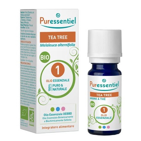 Puressentiel Bio Olio essenziale di Tea Tree per le vie respiratorie 10 ml Puressentiel Bio Olio essenziale di Tea Tree per le vie respiratorie 10 ml