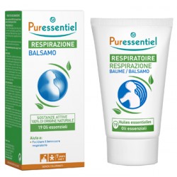 Puressentiel Respirazione Balsamo - Unguento agli olii essenziali per le vie respiratorie 50 ml