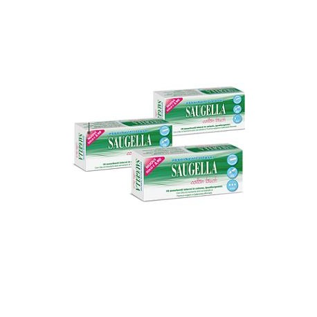 Saugella Cotton Touch Assorbenti interni in cotone ipoallergenici SUPER 16 pezzi