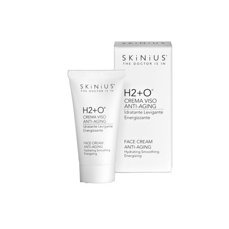 Skinius H2+O Crema idratante viso anti-età levigante energizzante 20 ml Skinius H2+O Crema idratante viso anti-età levigante energizzante 20 ml