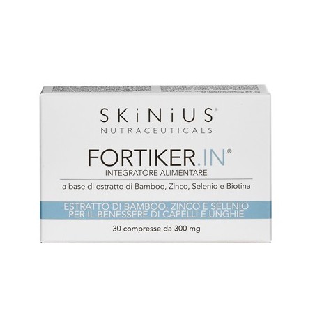 Skinius Fortiker In integratore antiossidante per capelli e unghie 30 compresse Skinius Fortiker In integratore antiossidante per capelli e unghie 30 compresse