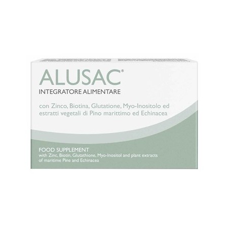 Skinius Alusac integratore antiossidante per la bellezza della pelle 30 compresse Skinius Alusac integratore antiossidante per la bellezza della pelle 30 compresse