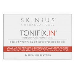 Skinius Tonifix In 30 compresse - Integratore di vitamina D3 ed estratto di salice