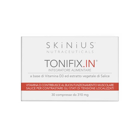 Skinius Tonifix In 30 compresse - Integratore di vitamina D3 ed estratto di salice