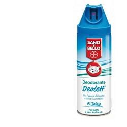Sano e Bello Deolett Deodorante al talco per gatto e lettiera 200 ml
