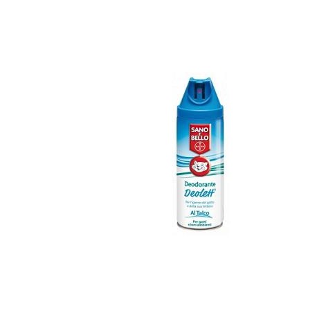 Sano e Bello Deolett Deodorante al talco per gatto e lettiera  200 ml