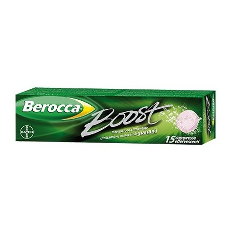 Bayer Berocca Boost integratore per stanchezza fisica e mentale 15 compresse Bayer Berocca Boost integratore per stanchezza fisica e mentale 15 compresse