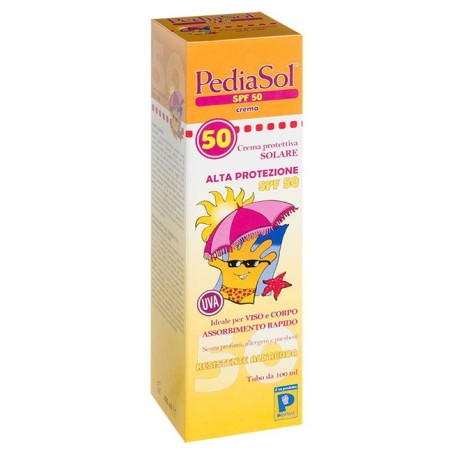 Pediatrica PediaSol 50 Crema solare per bambini SPF 50 100 ml Pediatrica PediaSol 50 Crema solare per bambini SPF 50 100 ml