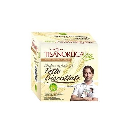 Gianluca Mech Tisanoreica Vita Fette biscottate ad alto valore proteico 100 g Gianluca Mech Tisanoreica Vita Fette biscottate ad alto valore proteico 100 g