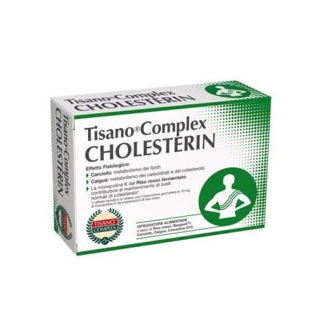 Tisano Complex Cholesterin integratore per il colesterolo 30 compresse Tisano Complex Cholesterin integratore per il colesterolo 30 compresse