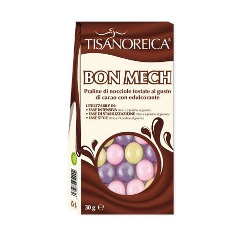 Gianluca Mech Tisanoreica Bon Mech Praline di nocciole dietetiche 30 g Gianluca Mech Tisanoreica Bon Mech Praline di nocciole dietetiche 30 g