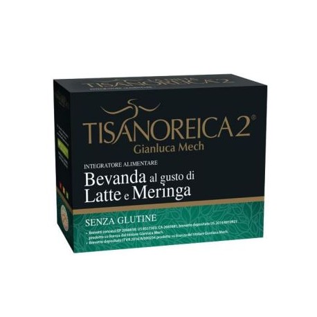 Gianluca Mech Tisanoreica 2 Bevanda al gusto di Latte e Meringa 4 buste da 28 g