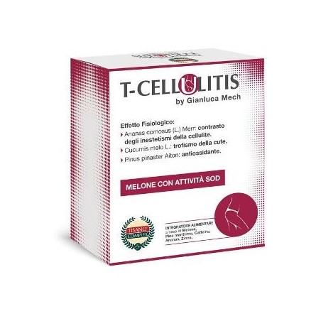 Gianluca Mech Tisano Complex T-Cellulitis - Integratore anti cellulite 30 bustine Gianluca Mech Tisano Complex T-Cellulitis - Integratore anti cellulite 30 bustine