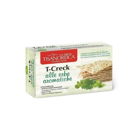 Tisanoreica T-Creck - Crackers dietetici alle erbe aromatiche 100 g