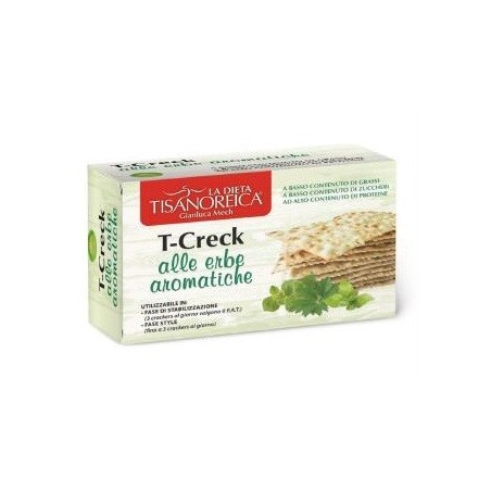 Tisanoreica T-Creck - Crackers dietetici alle erbe aromatiche 100 g Tisanoreica T-Creck - Crackers dietetici alle erbe aromatiche 100 g