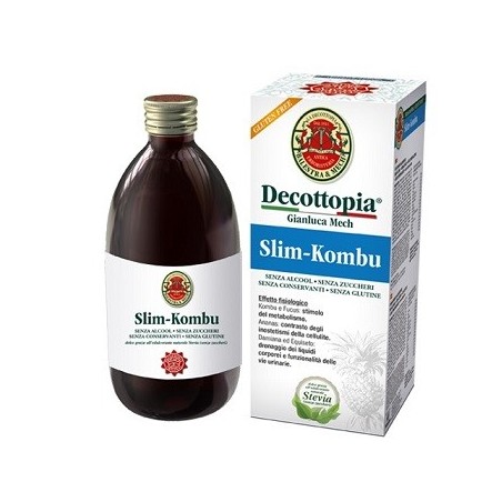 Gianluca Mech Decottopia Slim Kombu con stevia - Integratore drenante e dimagrante 500 ml Gianluca Mech Decottopia Slim Kombu con stevia - Integratore drenante e dimagrante 500 ml
