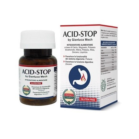 Gianluca Mech Tisano Complex Acid-Stop integratore digestivo 30 compresse Gianluca Mech Tisano Complex Acid-Stop integratore digestivo 30 compresse