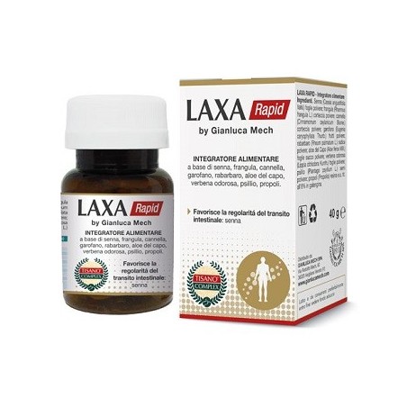 Gianluca Mech Laxa Rapid Tisano Complex integratore contro la stitichezza 40 g Gianluca Mech Laxa Rapid Tisano Complex integratore contro la stitichezza 40 g