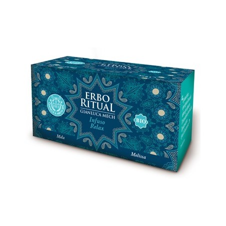 Gianluca Mech Erbo Ritual Relax tisana bio calmante dolce fruttata 20 filtri Gianluca Mech Erbo Ritual Relax tisana bio calmante dolce fruttata 20 filtri