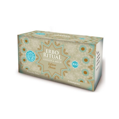 Gianluca Mech Erbo Ritual Detox tisana bio depurativa tarassaco e finocchio 20 filtri Gianluca Mech Erbo Ritual Detox tisana bio depurativa tarassaco e finocchio 20 filtri