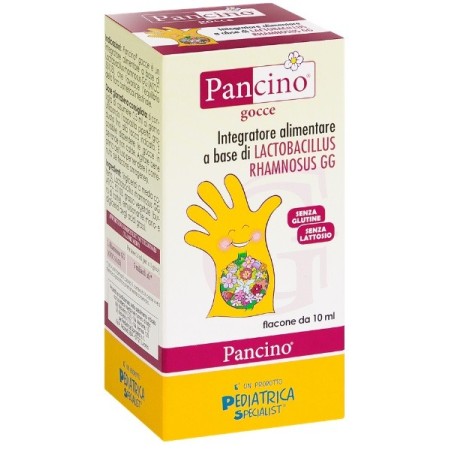 Pediatrica Pancino Gocce Integratore per l'intestino dei bambini 10 ml Pediatrica Pancino Gocce Integratore per l'intestino dei bambini 10 ml
