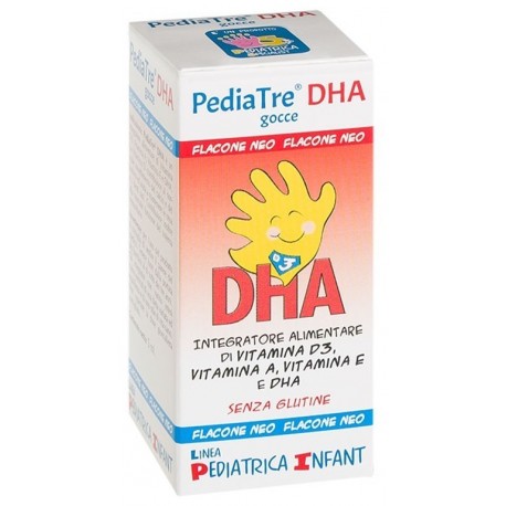 Pediatrica PediaTre DHA Integratore di vitamine e DHA per bambini 5 ml