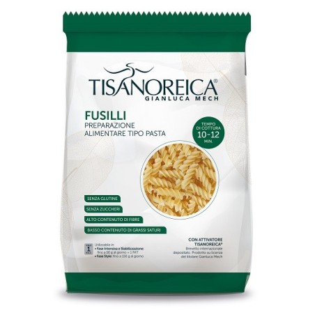 Tisanoreica Pasta Fusilli senza glutine a basso contenuti di grassi 250 g Tisanoreica Pasta Fusilli senza glutine a basso contenuti di grassi 250 g