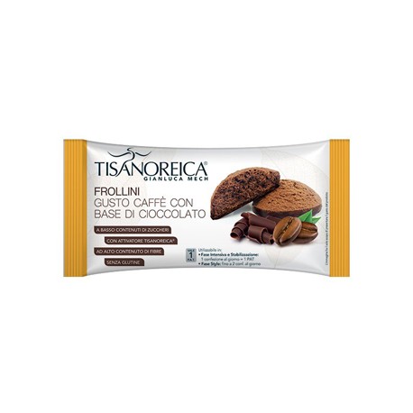 Tisanoreica Frollini caffè e cioccolato - Biscotti dietetici senza glutine 50 g