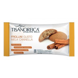 Tisanoreica Frollini Mela e Cannella - Biscotti dietetici senza glutine e senza zuccheri 50 g