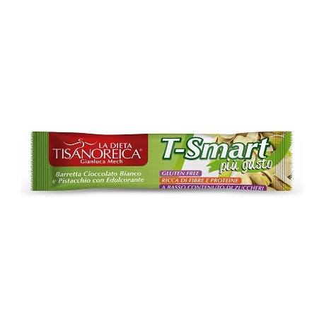 Tisanoreica Barretta dietetica cioccolato bianco e pistacchio 35 g