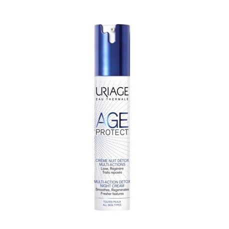 Uriage Age Protect Crema notte viso detox multi azione tonificante antirughe 40 ml
