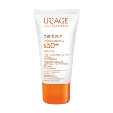 Uriage Bariésun SPF50+ Créme Minérale Protezione solare pelle intollerante 100 ml Uriage Bariésun SPF50+ Créme Minérale Protezione solare pelle intollerante 100 ml