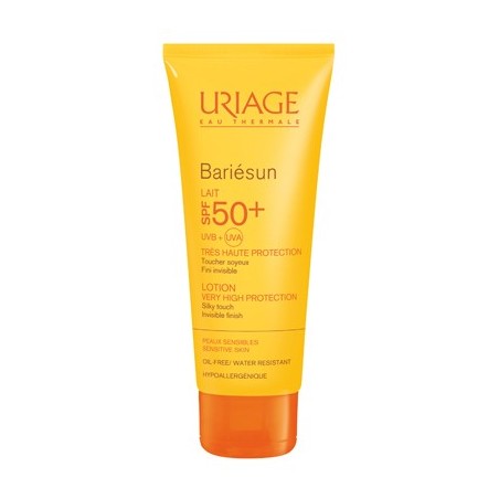 Uriage Bariésun Lait SPF50+ Latte solare protettivo idratante viso corpo 100 ml Uriage Bariésun Lait SPF50+ Latte solare protettivo idratante viso corpo 100 ml