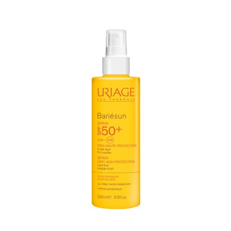 Uriage Bariésun SPF50+ Protezione solare idratante con acqua termale spray 200 ml